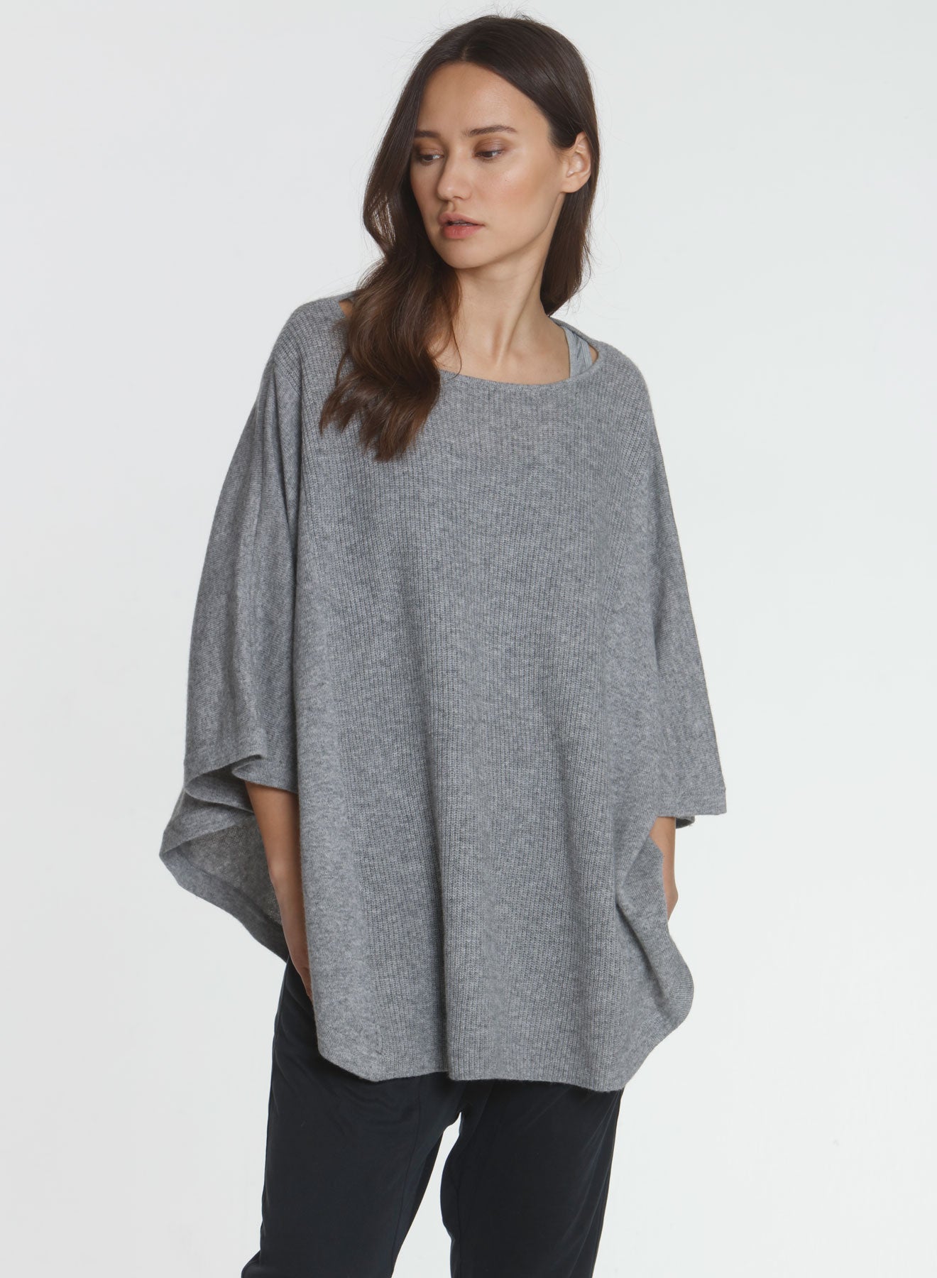 Cashmere Luxe Circle Poncho -