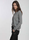 CORE Cashmere BF Vee - Grey