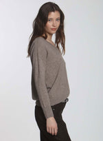 CORE Cashmere BF Vee - Taupe