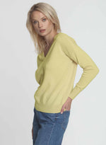 CORE Cashmere BF Vee - Canary