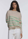 Big Sky Stripe - Ecru/green