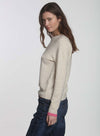 Chrissy Cozy Crew - Ecru/pink