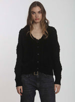 Double Diamond Cardigan - Black