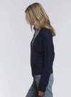 Cara Bobble Cardigan - Navy