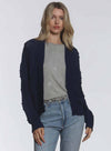 Cara Bobble Cardigan - Navy