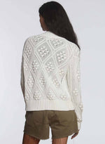 Cara Bobble Cardigan - White