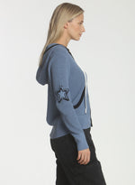Wanda Star Hoodie - Denim/black