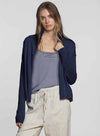 Petit Rose Tank - Navy/white