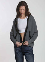 Velma Hoodie - Grey/black