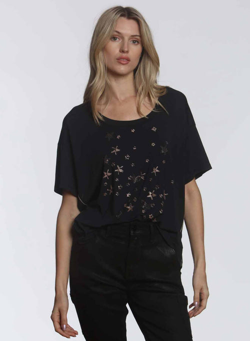 Graphic Delila Scoop - Black Celeste Crystal