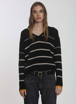 Ainsley Stripe - Black