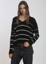 Ainsley Stripe - Black