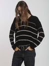 Ainsley Stripe - Black