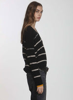 Ainsley Stripe - Black