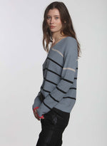 Ainsley Stripe - Denim