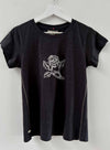 Graphic Ava Tee - Black Vicky Rose