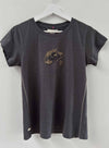 Graphic Ava Tee - Graphite Hat Crystal