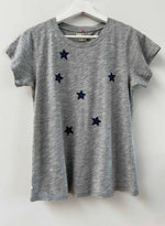 Graphic Ava Tee - Grey Starburst Crystal