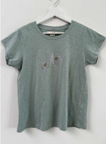 Graphic Ava Tee - Sage Daisy Crystal