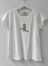 Graphic Ava Tee - White Boot Crystal
