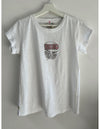 Graphic Ava Tee - White XOXO Crystal