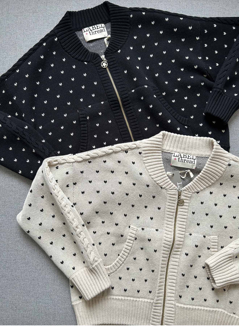 Norway Bomber - Black/ecru
