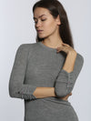 Solid Merino Crew