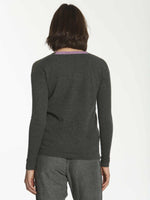 Luxe Stripe V-Neck