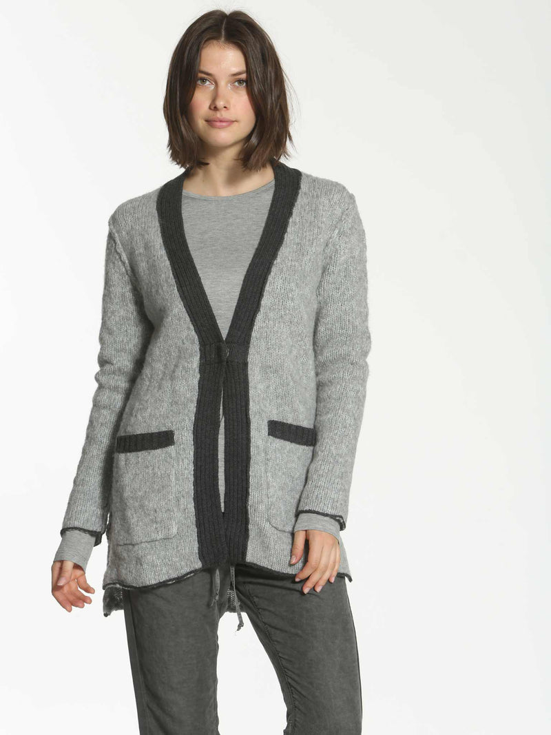 Boucle Snap Cardigan