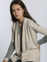 Brandy Block Cardigan - Oatmeal
