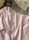 Graphic Cabin Sweatshirt - Blush Vintage Star