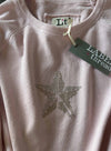 Graphic Cabin Sweatshirt - Blush Vintage Star