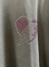 Graphic Cabin Sweatshirt - Fatigue Heart Break