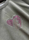 Graphic Cabin Sweatshirt - Fatigue Heart Break