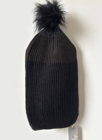 Brand new Slouch Headwear Pom Beanie set QUEENFUR Women Knit Slouchy Beanie Chunky Baggy Hat with  main image 3