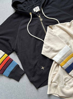 Jackie Zip Hoodie - Black