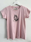 Graphic Ava Tee - Blush Mustang