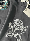 Graphic Ava Tee - Black Vicky Rose