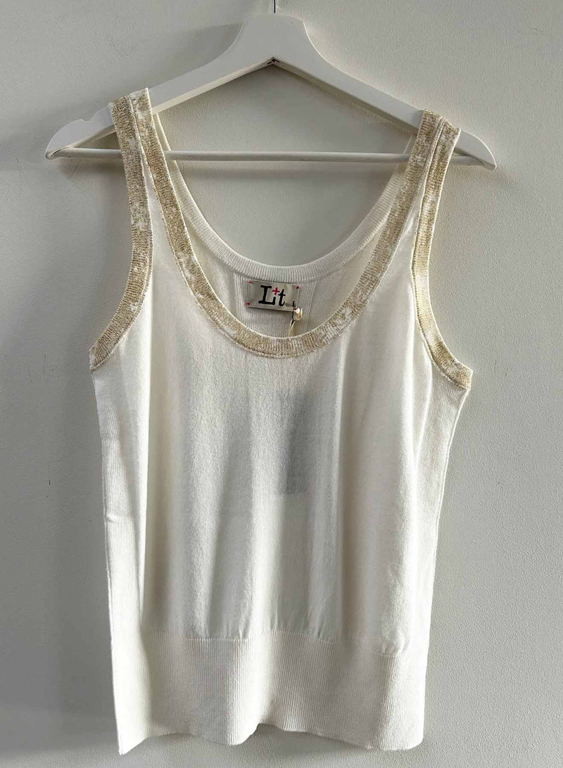 Goldie Tank - White