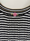 Petit Rose Tank - Black/white