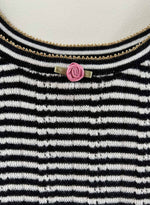 Petit Rose Tank - Black/white