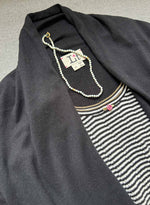 Petit Rose Tank - Black/white