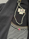 Petit Rose Tank - Black/white