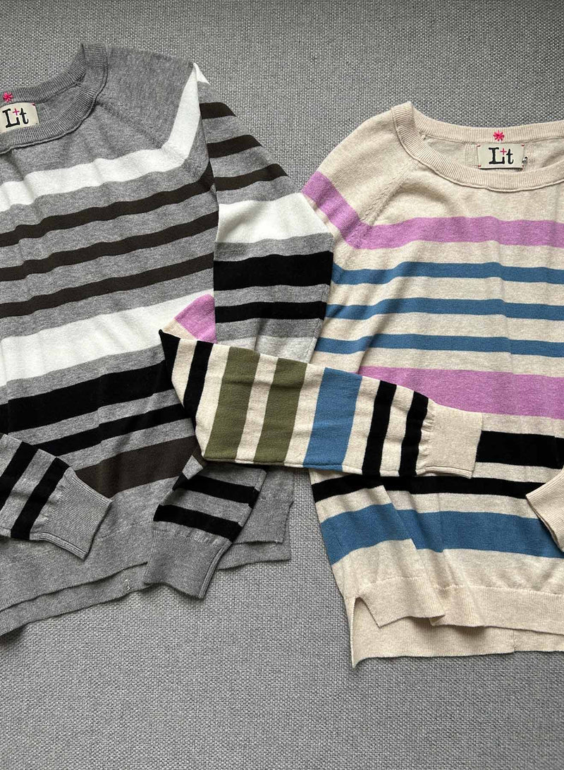 Debbie Stripe - Pink Multi