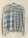Donna Stripe - Pumice/blue