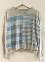 Donna Stripe - Pumice/blue