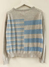 Donna Stripe - Pumice/blue