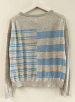 Donna Stripe - Pumice/blue