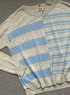 Donna Stripe - Pumice/blue