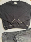 Hilda Stitch Crew - Black